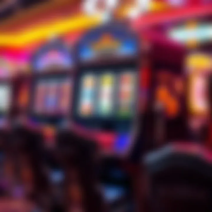 Intricate design of a Konami slot machine showcasing vibrant graphics