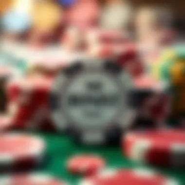 A close-up of casino chips symbolizing the allure of no deposit bonuses