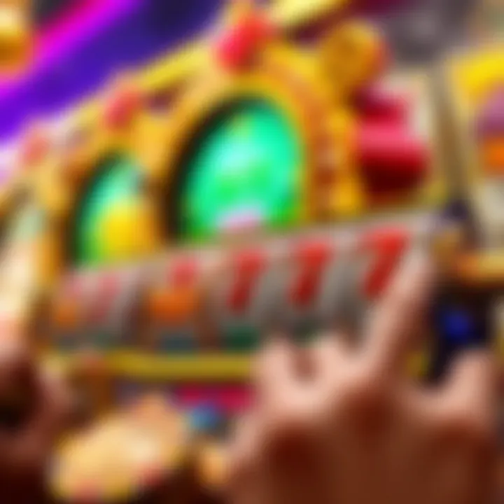 Illustration of various bonus features in slot games