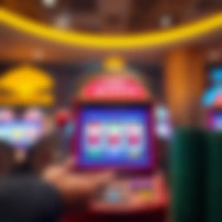 A depiction of responsible gaming practices in the context of online slots.