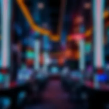 Interior view showcasing the dynamic atmosphere of Palms Sportsbook