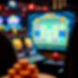 A captivating visual of engaging slot games on a digital screen