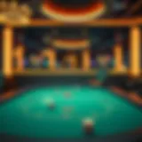 Virtual poker table simulation