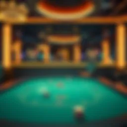 Virtual poker table simulation