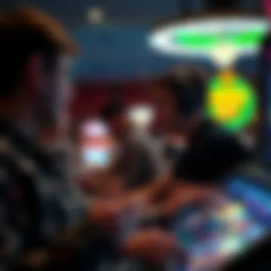 A snapshot of social interactions occurring in an online slots gaming community, demonstrating the social aspect of Quick Hits.