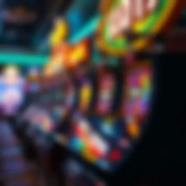 An artistic representation of the evolution of free slots games over time, emphasizing technological advancements and player preferences.