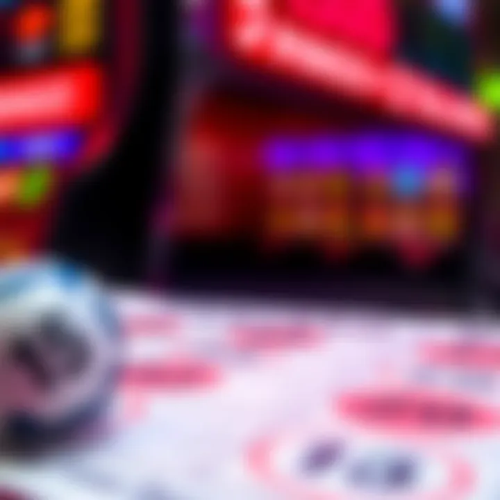 A close-up view of a colorful bingo card with marked numbers