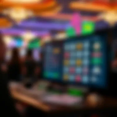 A digital interface showcasing an online bingo game