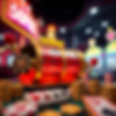 Visual depicting the mechanics of no deposit slots