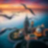 Stunning aerial view of a luxury resort with gaming facilities