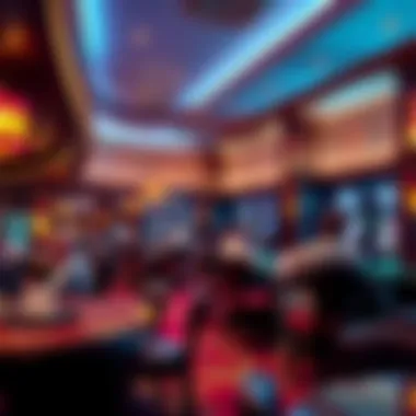 Cozy lounge area with patrons enjoying refreshments and entertainment