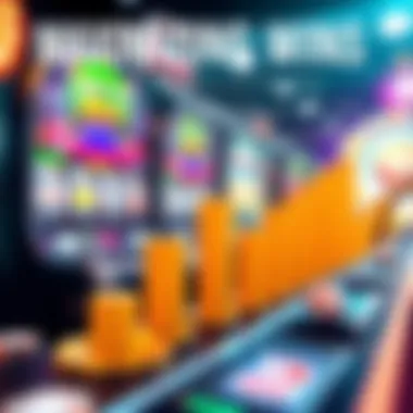 An infographic depicting effective strategies for maximizing wins in online casino gaming