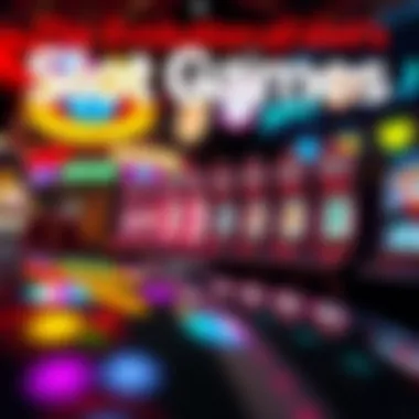 A detailed infographic showcasing the evolution of slot games through the decades