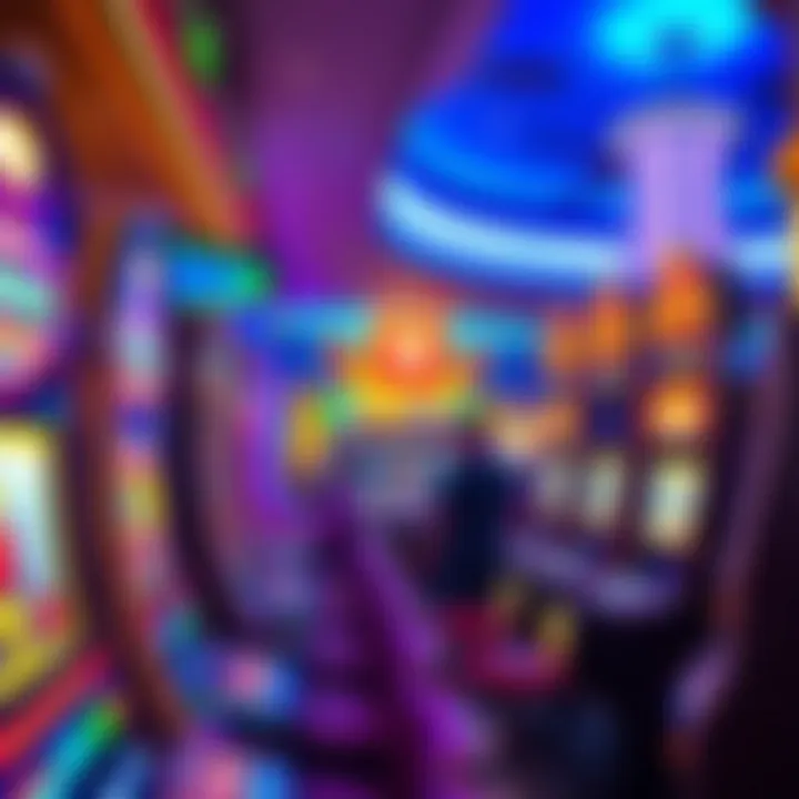 Vibrant casinos showcasing free play slot machines