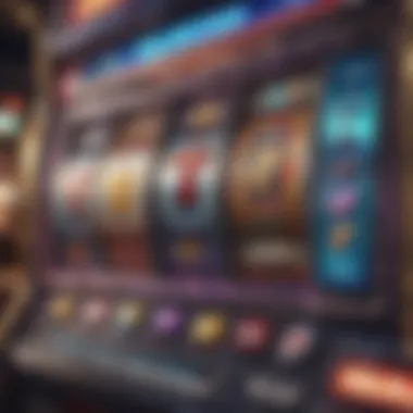Vibrant Slot Game Interface Colorful graphic slot game interface showcasing vibrant symbols