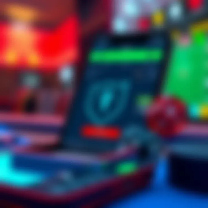 Security features displayed on a betting app