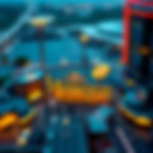 Aerial view of Muskegon Casino