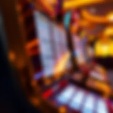 Lottery Drawing Machine A close-up view of a lottery drawing machine in action