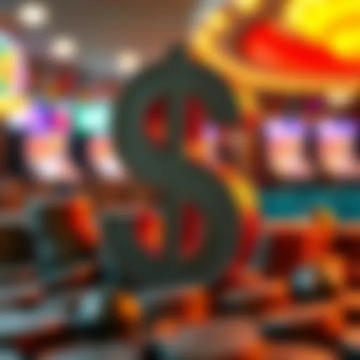 Financial Implications of Lottery Play A dollar sign made of coins, symbolizing the financial aspect of lotteries