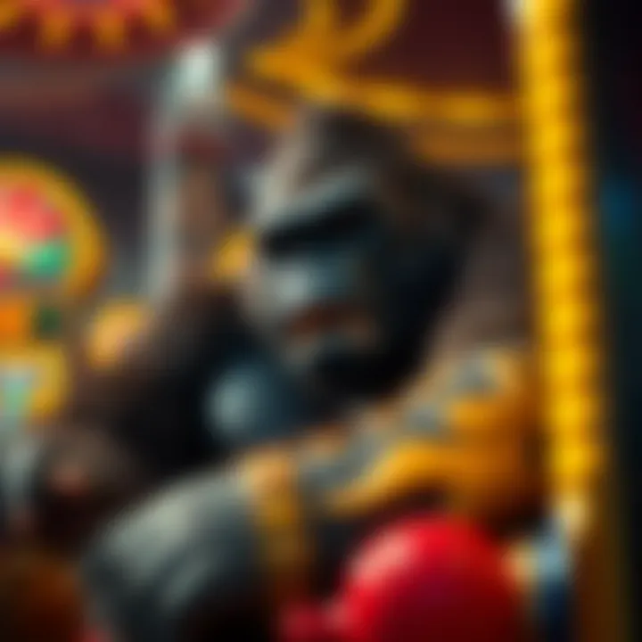 An engaging screenshot of the gameplay featuring King Kong in action