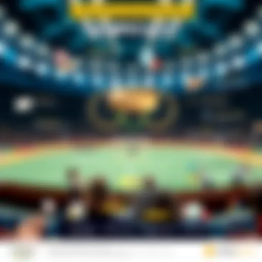 The Evolution of Olympics Betting An intricate infographic detailing the evolution of Olympics betting