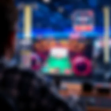 Engaging Streaming Platform Interface An engaging streaming platform interface showcasing poker gameplay