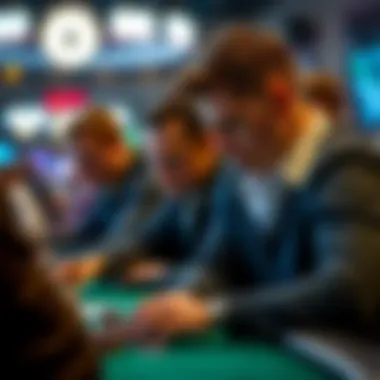 Intense gameplay at WPT Alpha8