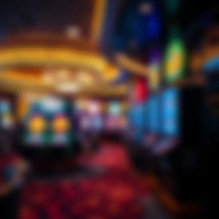 Exciting Gaming Area in the Golden Nugget Exciting gaming area in the Golden Nugget