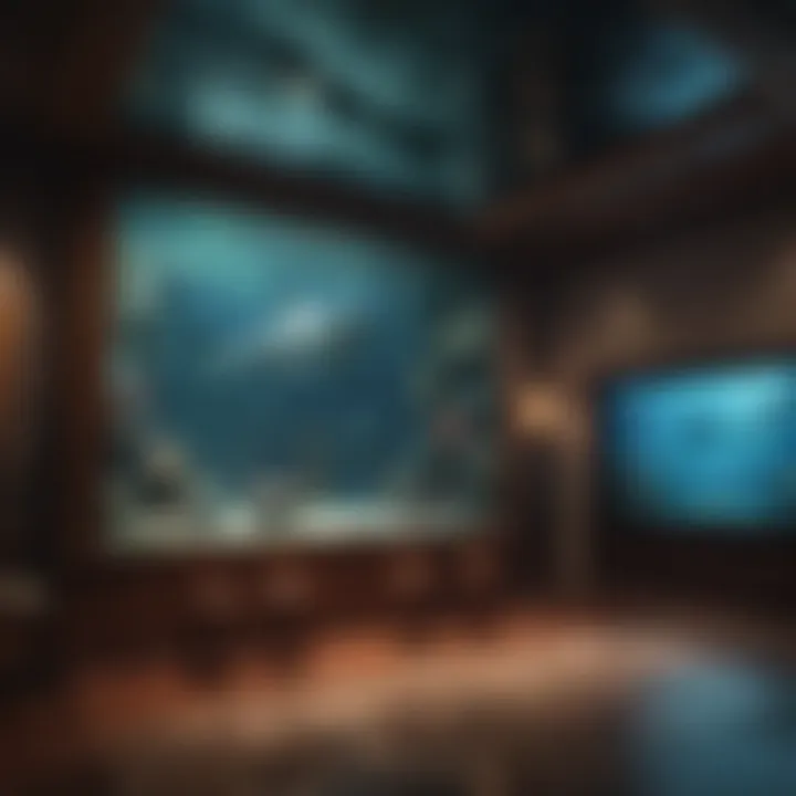 Unique resort features like the shark tank aquarium at Golden Nugget