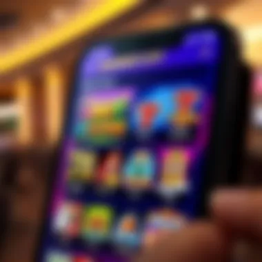 Highlighting popular games available on the Jackpot City Casino app.