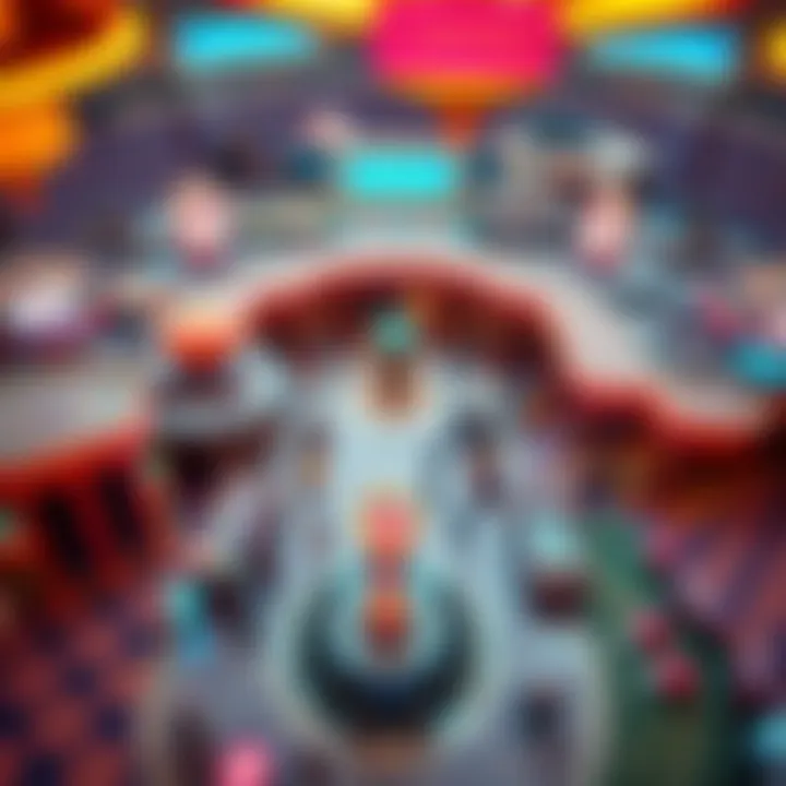 Aerial shot revealing the expansive layout and design of the casino complex