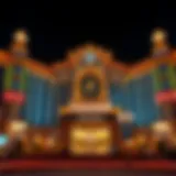 Grand entrance of the largest American casino showcasing its architectural grandeur