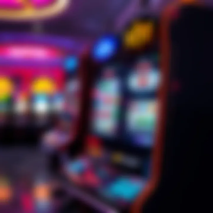 Futuristic slot machine with augmented reality features