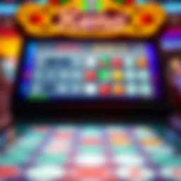 Exciting gameplay of a digital Keno game interface