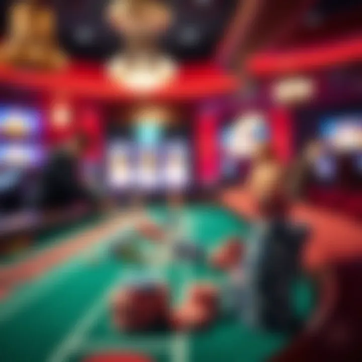 An artful representation of responsible gaming, emphasizing balance and enjoyment