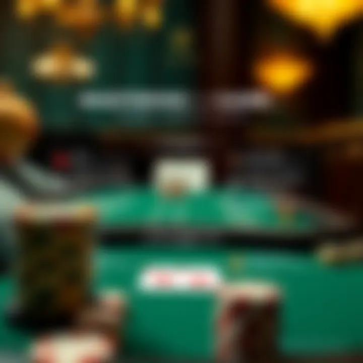 A strategic layout for Blackjack, highlighting key rules and strategies for players