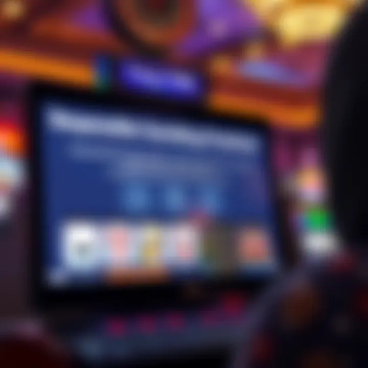 A visual representation of responsible gambling practices displayed on a screen