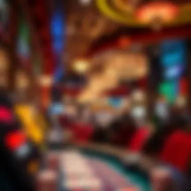 A captivating scene of a casino environment filled with excitement and anticipation