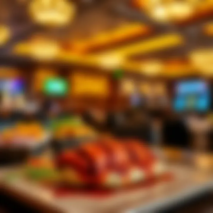 Diverse dining options at Wind Creek Bethlehem, featuring various cuisines