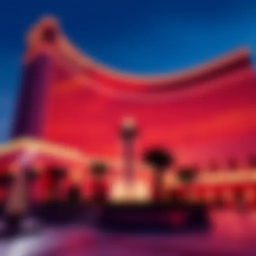 Luxurious architectural design of Wynn Resort showcasing its grandeur