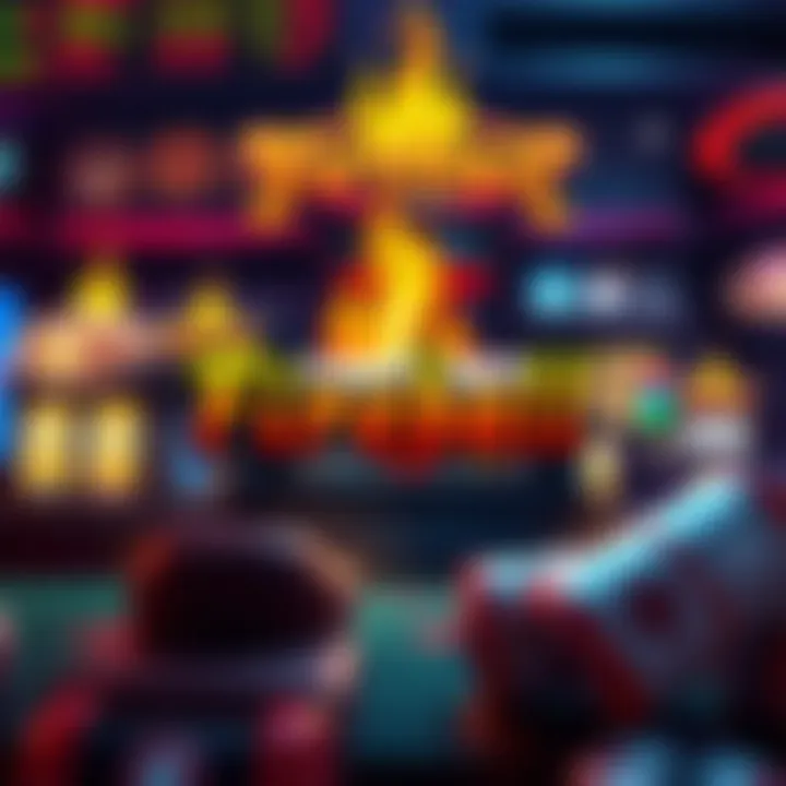 Visual representation of Fireball Slots gameplay mechanics