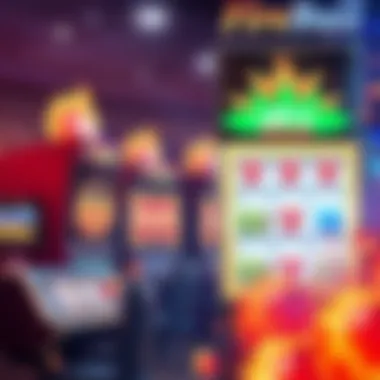 Artistic illustration of Fireball Slots themes and symbols