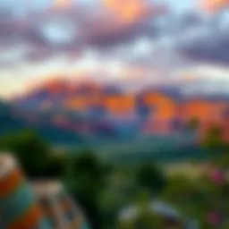 Scenic view of Utah landscape with mountains