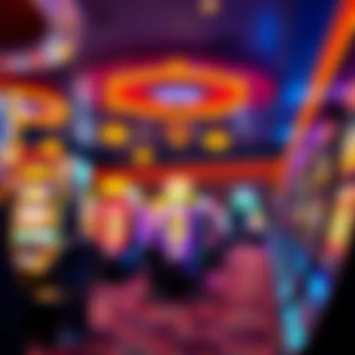 Vibrant gaming floor at a Hollywood Casino