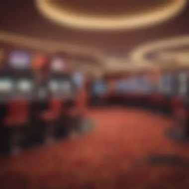 Interior shot of the casino floor with vibrant gaming options