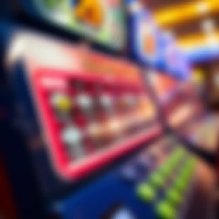 Close-up view of the Hoosier Lottery scratch-off scanner interface showing user-friendly features.