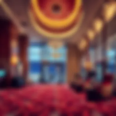 Grand Entryway Elegant lobby of Horseshoe Casino Hotel