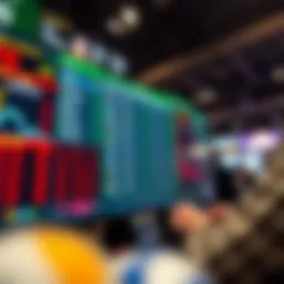 Dynamic live betting interface showcasing real-time odds updates