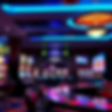 Interior shot highlighting the diverse gaming options available