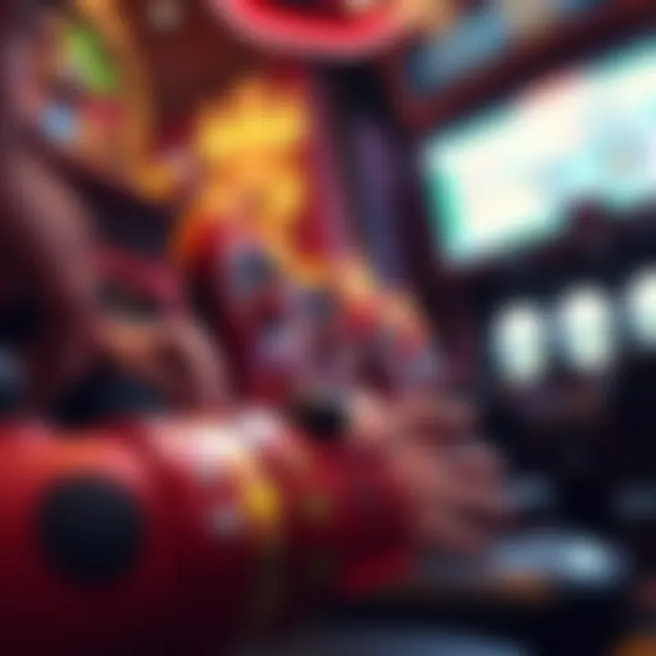 A close-up view of unique gameplay mechanics in action within Lion King Casino